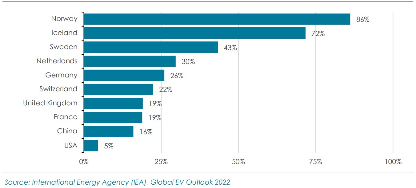 Share of Electric Vehicles